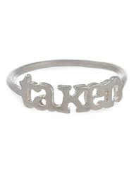 Dogeared Sterling Silver Words To Live By Taken Ring