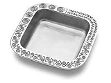 Wilton Armetale Reggae Square Baker with Glass Insert