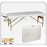 Table de Massage Pro Luxe, pliante Confort, beaucoup d'accessoires, cremepar TSGPS