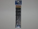 NEW JERSEY NETS Team Logo (6 pack) of 7 Long WOODEN PENCILS