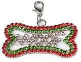 Aria Holiday Bling Bone Charms