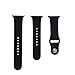 Apple watch band,Soft Silicone Sport Style Replacement for 42mm Apple Watch All Models - 2 lengths - Black