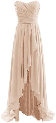 *Maillsa Women Long High Low Sweetheart Formal Evening Gowns,GD1