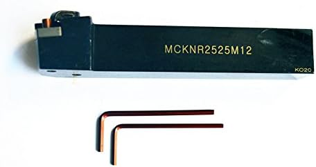 CNGX 1Pcs MCKNR2525M12 CNC ,External turning tool holder,Lathe cutting tool Holder for CN--1204 inserts