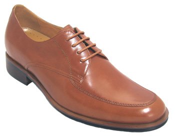 TOTO - A8501 - 2.7 Inches Taller - Height Increasing Elevator Shoes (Red Brown Dress Shoes)