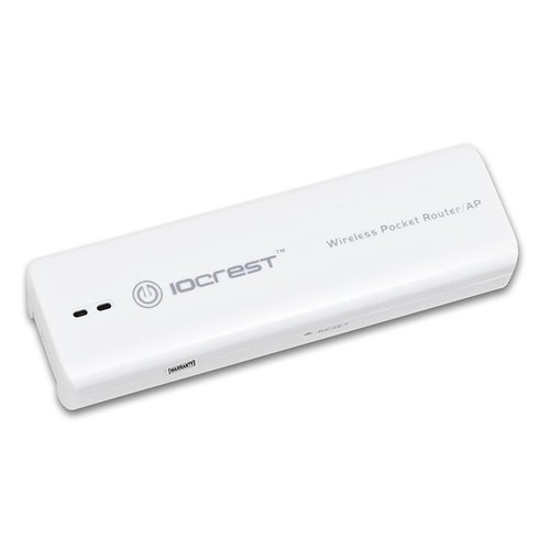 IO Crest SY-ADA24025 Network Pocket Wireless Router, Access Point and WIFI Adapter USB 2.0