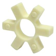 Lovejoy Jaw Coupling, L Type, Jaw Coupling Open Center Elastomer Spider, Hytrel