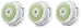Replacement Brush Head Acne Cleansing - 3 PACK