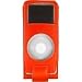Orange Leather Case for Ipod Nano