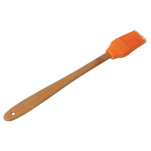 Casabella Silicone Mini Basting Brush, Orange by Casabella