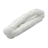 Gamma Jumbo Braided Head Band, White
