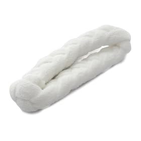 Gamma Jumbo Braided Head Band, White