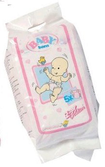 Zapf Baby Born Diapers Pampers 5 Pack