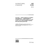 ISO 11203:1995, Acoustics - Noise emitted by machinery and equipment - Determination of emission sound pressure levels at a work station and at other specified positions from the sound power level