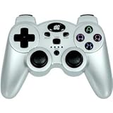 DREAMGEAR DGPS3-1386 PLAYSTATION 3 RADIUM WIRELESS CONTROLLER (METALLIC SILVER)