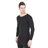 FLOSO® Mens Thermal Underwear Long Sleeve Vest Top (Viscose Premium Range)