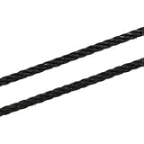 Black Cascade Chain With 14K Yellow Gold Clasp - 16.00 inches