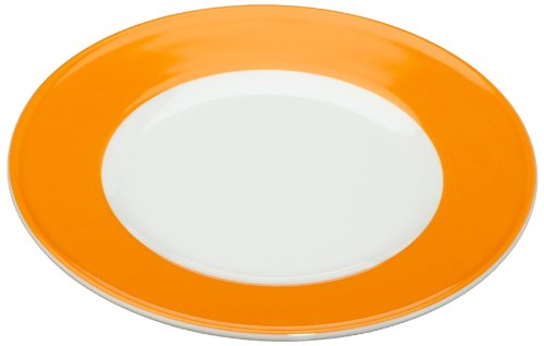 Dibbern SCTF21ORSET Solid Color Teller flach 6-er SET 21 cm, orange Preisvergleich