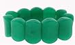 Thick Cushion Stretch Bracelet - Green Aventurine