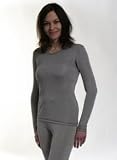 Damen-Langarmshirt Stehkragen Gr. L