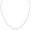 14k White Gold 1.5mm Rolo Chain Necklace, 18"