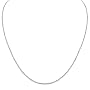 14k White Gold 1.5mm Rolo Chain Necklace, 24"