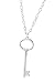 Young & The Restless ~ Sharon ~ Silver KEY Fashion NECKLACE