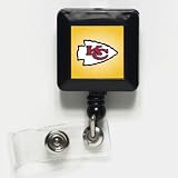 Kansas City Chiefs Official Logo Retractable Badge Holder