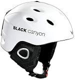 Black Canyon  Skihelm mit INMOLD Technologie, weiss - 