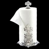 Arthur Court Fleur-De-Lis Paper Towel Holder