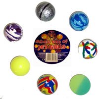Childrens Toyshop  Toys : 4 x HUGE whopper 60mm very bouncy jet balls - ideal for party bags