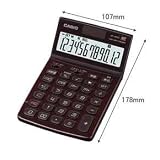 カシオ 電卓 JF-V200オークブラウン