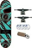 Alien Workshop A.V.E. Anaglyph Hexmark Skateboard - 7.75 w/Mini Logos