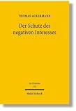 Der Schutz des negativen Interesses