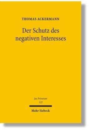 Der Schutz des negativen Interesses