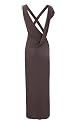 Draped Jersey Maxi Dress