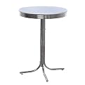 Retro Pub Table - White