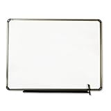 Quartet Total Erase Marker Board, 48 X 36, White, Euro-Style Aluminum Frame