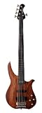Musical Instruments : Washburn CB15 Classic Series 5-string Bass Guitar with Gig Bag - Cocobola