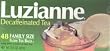 Luzianne Decaffeinated Iced Tea, Family Size Tea Bags, 48-Count (Pack of 4)