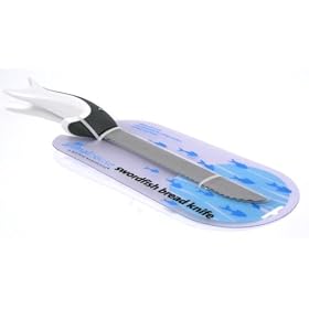 Animal House Swordfish Bread Knife - Gray/ White (14")