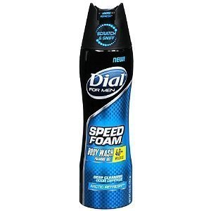 Dial for Men Speed Foam Arctic Refresh Body Wash Foaming Gel