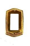 Brass Accents M06-S2620 Pewter Rope Collection - Cast Rope Collection Single Rocker Switch Plate M06