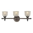 Minka Fordyce Dark Brushed Bronze 3 Light Bath 6533-267