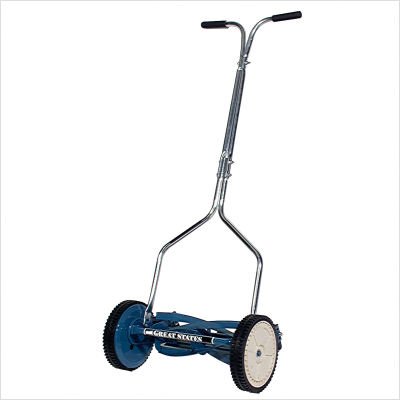 Great States 204-14 14-Inch Deluxe Hand Reel Push Lawn Mower