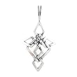Celtic Knot Cross Pendant in Sterling Silver for Men or Women, #8200