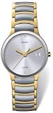 Rado R30931713 Watch Centrix Mens Silver Dial TWO TONE Stainless Steel Quartz