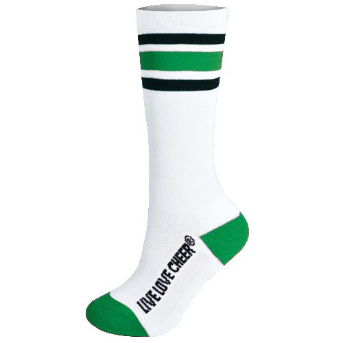 Cheerleading Striped Knee-High Socks