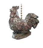 Rooster Architectural Elements Ceiling Fan Pull or Light Pull