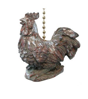 Rooster Architectural Elements Ceiling Light Pull